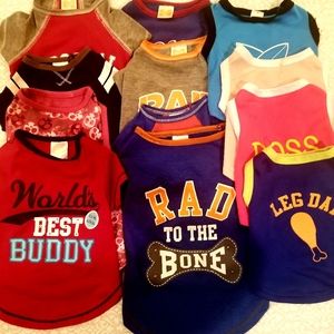 DOG T SHIRTS 12 pices